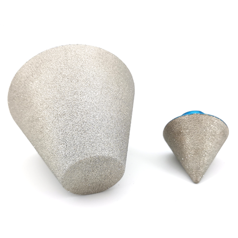 Broca de enrutador de biselado de cono de fresado de diamante para piedra natural de porcelana de vidrio