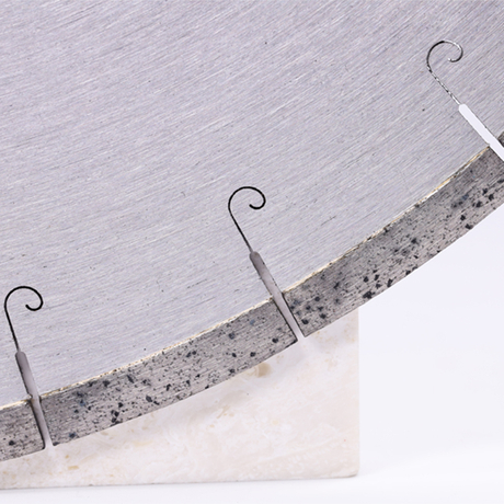 Hoja de sierra de diamante para sierra de puente con ranura en J para gres porcelánico