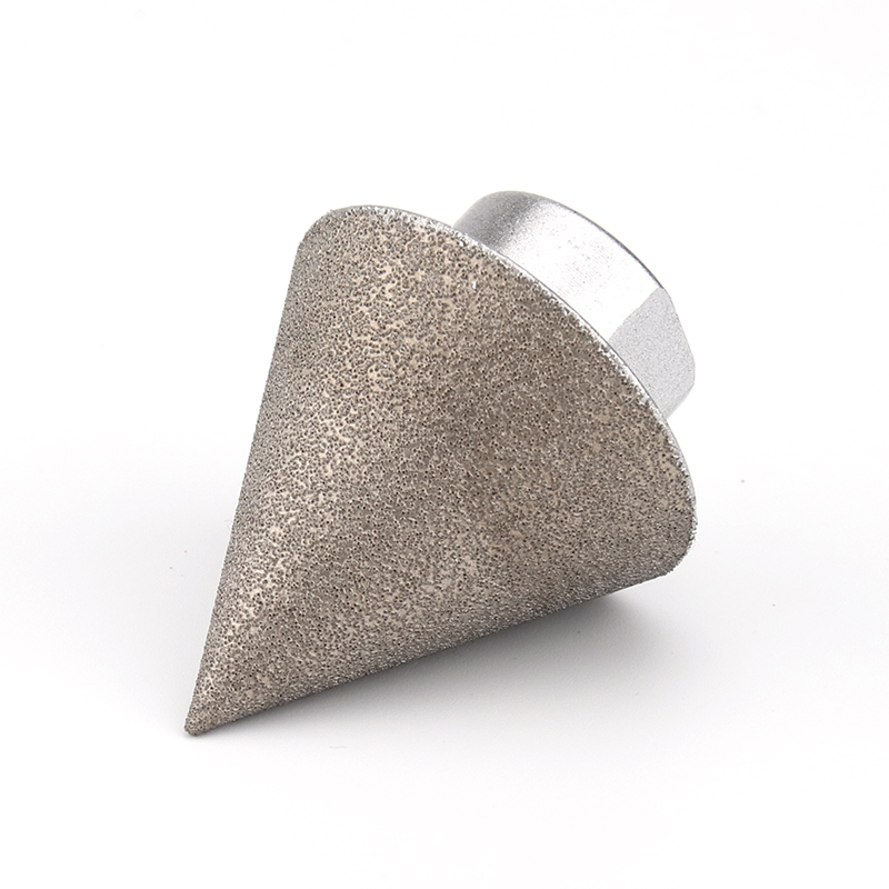 Broca de enrutador de biselado de cono de fresado de diamante para piedra natural de porcelana de vidrio